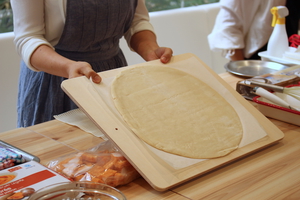 使い易い丸型のパイシート