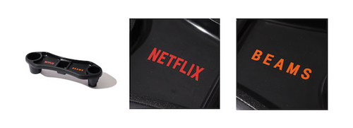 Netflix × BEAMS KNEE REST TRAY
Color:BLACK
Price:¥4,950(inc.tax)
Size:ONE SIZE