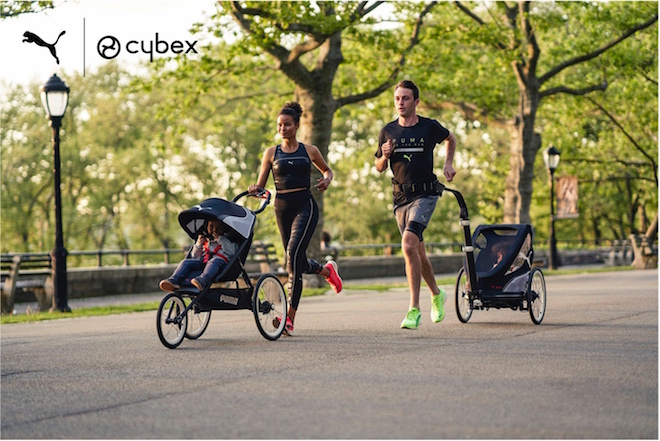 プーマ x サイベックス」のコラボバギーが登場。ランニングも楽しめる