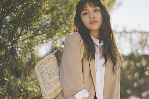 ストローショルダーバッグ ¥3,999