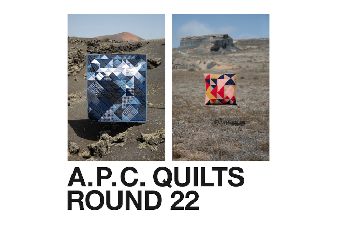 「A.P.C. QUILTS ROUND22」第22弾が発表。空、雲、海をテーマ ...
