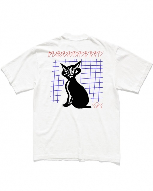PIZZA SLICE×Shohei Takasaki S/S TEE 　CAT
