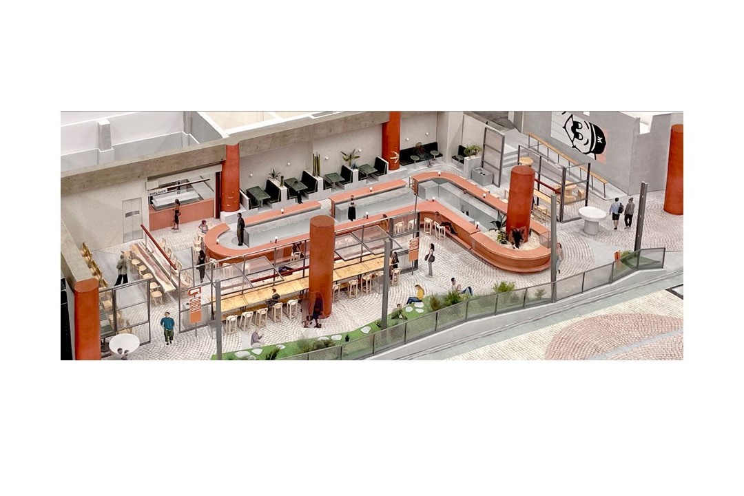 玉川高島屋S・Cにフードコート「ピー.」が誕生。ピザスライス