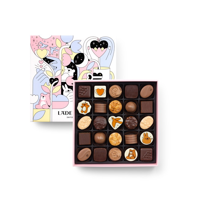 バレンタイン プラリネ25個ボックス 価格:10,260円(税込)